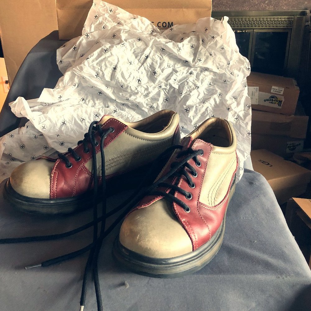 Vintage Dr. Martens Retro Bowling Shoes MIE W 11